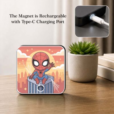 Musical Fridge Magnet Superhero Ironman Theme Magnet with Playing Song Feature Home Decoration Birthday Return Gift